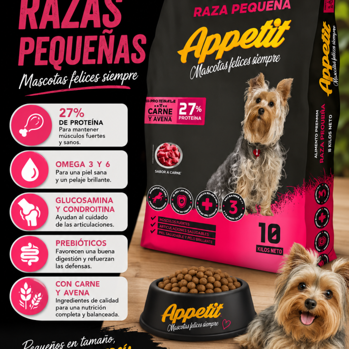 Appetit Raza pequeña 10Kg