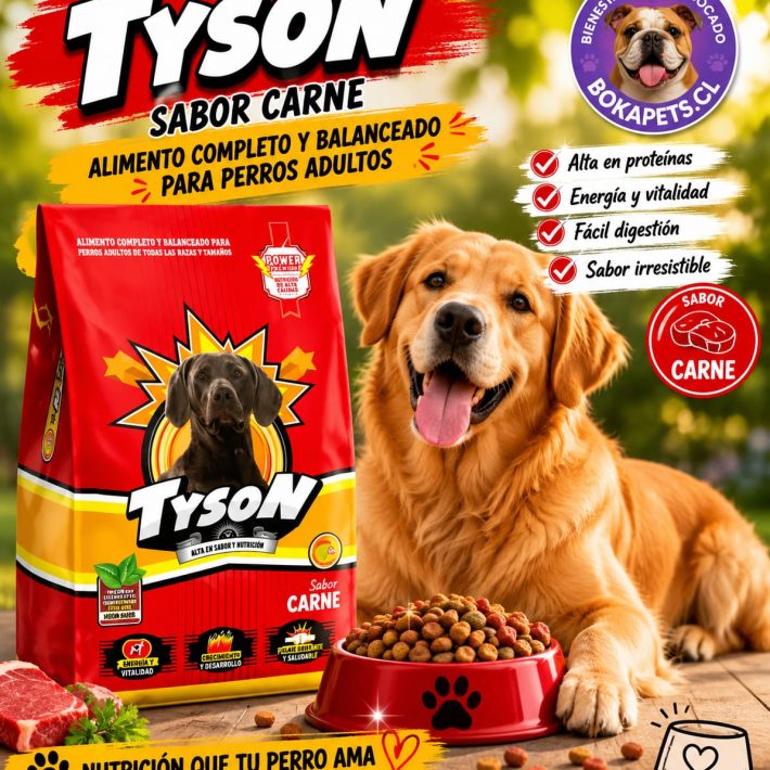 alimento perro adulto tyson 25kg