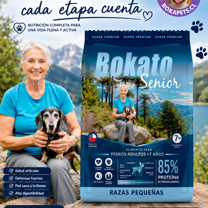 Bokato senior raza pequeña 7kg
